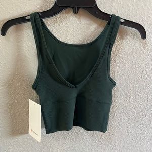 Power Pivot ribbed Crop Tank size 0
